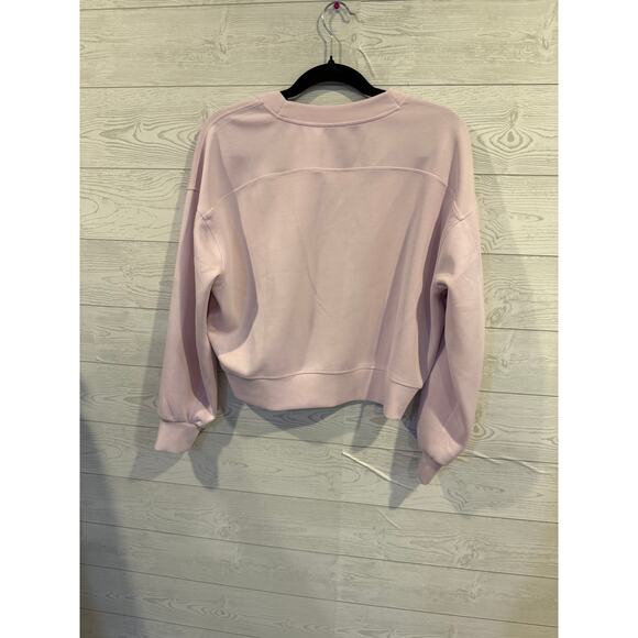 Lululemon Softstreme  Oversized Cropped Crew sweatshirt  SZ 6/8 - Picture 2 of 3